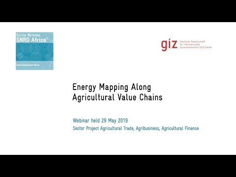 Energy Mapping Alongside Agricultural Mark Chains